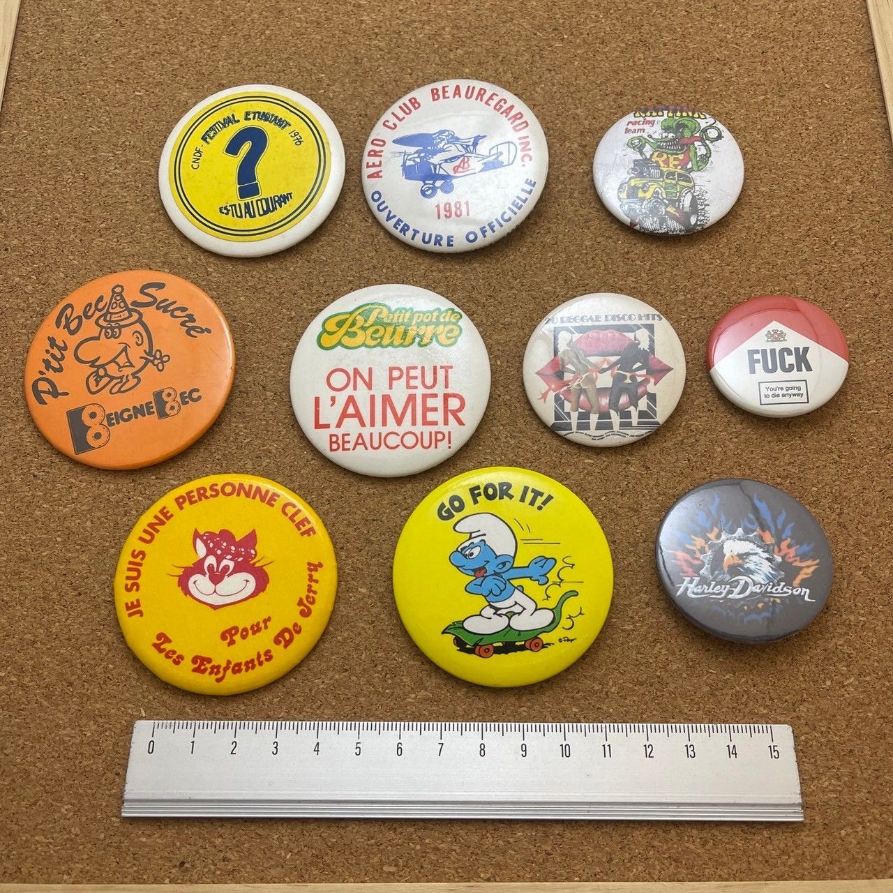 ビンテージ、バッジコレクション！ALL‼️激安‼️ CG アニメ キャラ マルボロ レタリング ハーレー 缶バッジ ビンテージ