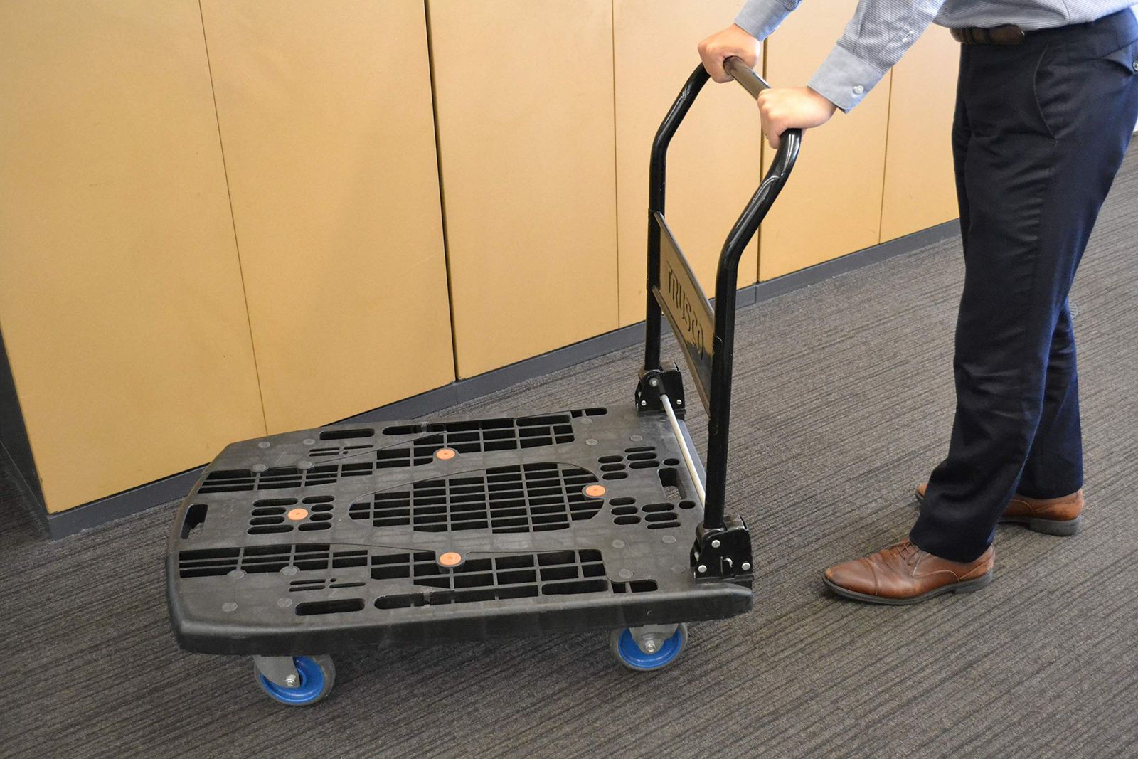  TRUSCO トラスコ カルティオビッグ 折畳 黒 MPK-906-BK 台車 折りたたみ 軽量 静か 静音 台車 DIY 工具