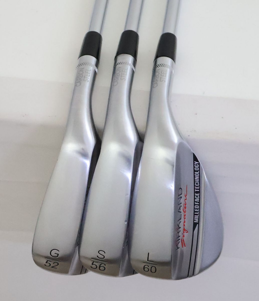 KIRKLAND ウェッジ 3本セット ステンレススチール KIRKLAND SIGNATURE 3 Piece Golf Wedge Set Right Handed, Sand