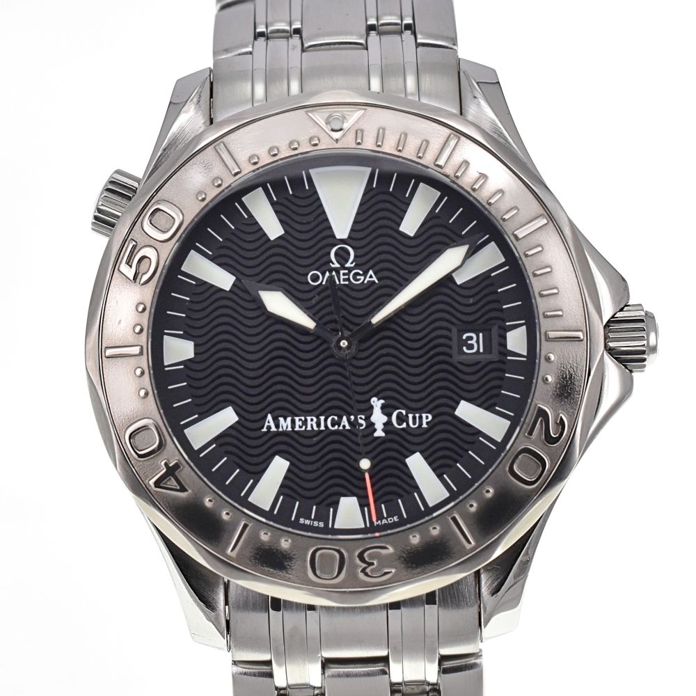 オメガ OMEGA 2533.50 シーマスター アメリカズカップ WGベゼル 9999本 自動巻き メンズ H 139604