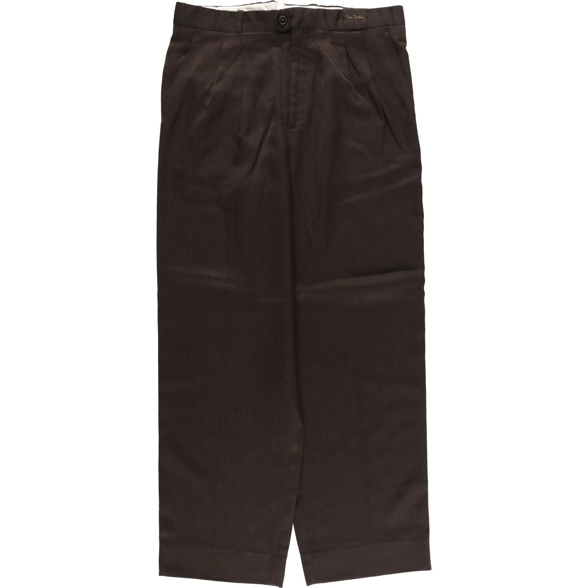 古着 ピエールカルダン Pierre Cardin paris ツータック ウールパンツ スラックス スペイン製 メンズw34相当 ヴィンテージ|eaa574425