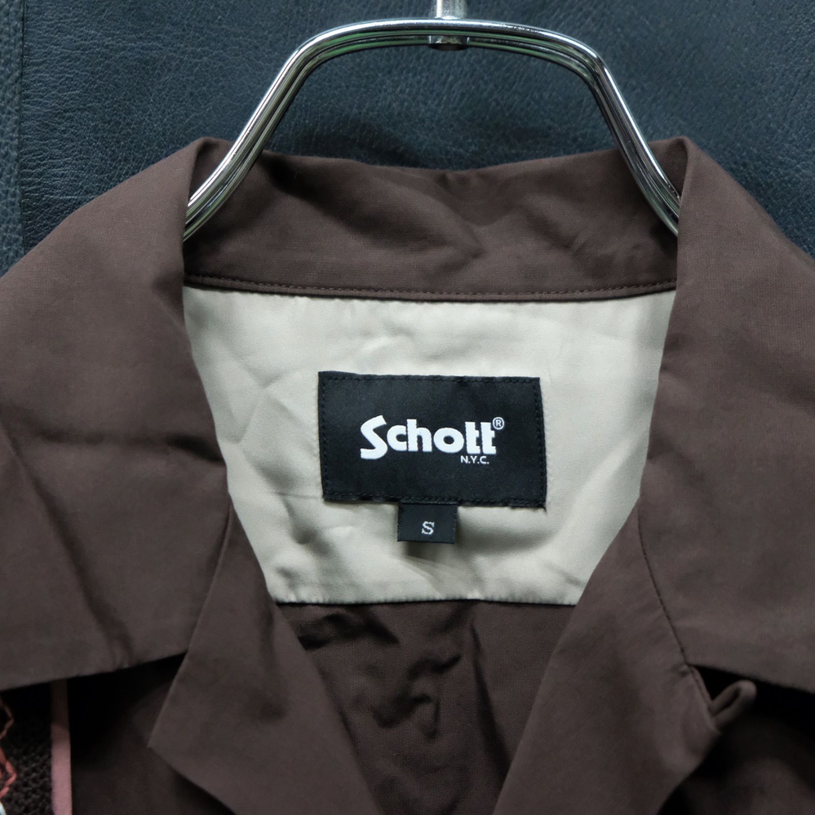 未使用タグ付き SCHOTT ブレイド リヨセル シャツ Sサイズ