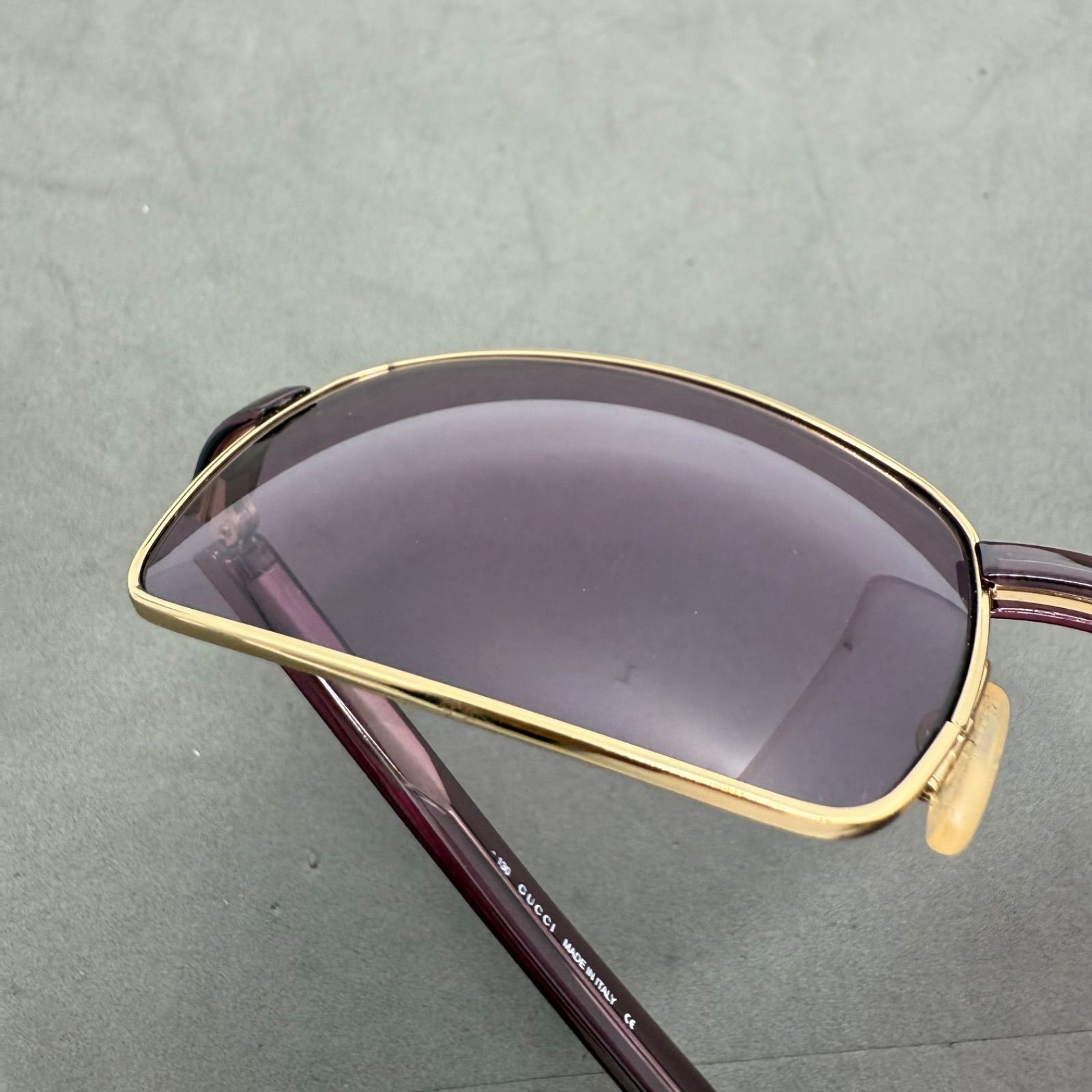 Gucci バーガンディ サングラス NEW VINTAGE GUCCI GG1378 ROSE