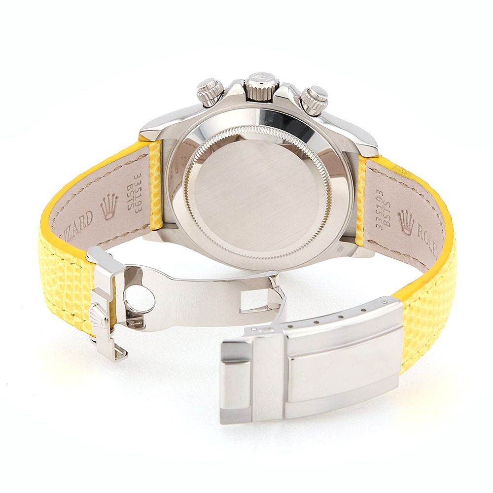 ロレックス ビーチ 純正 ベルト イエロー 【公式通販】