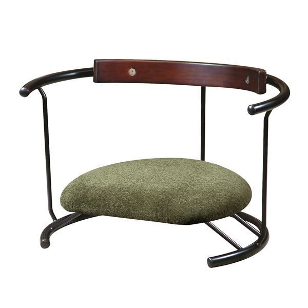 あぐら椅子/正座椅子  幅60cm 耐荷重80kg 日本製 スチール 
