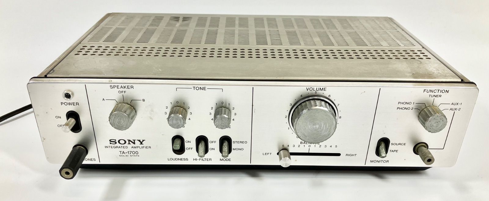 C-1 一部通電可 SONY ソニー TA-1700 CF-2700D INTEGRATED AMPLIFIER プリメインアンプ アンプ ラジオカセットコーダー ラジカセ 音響機器 ステレオ ステレオコンポ 2点セット