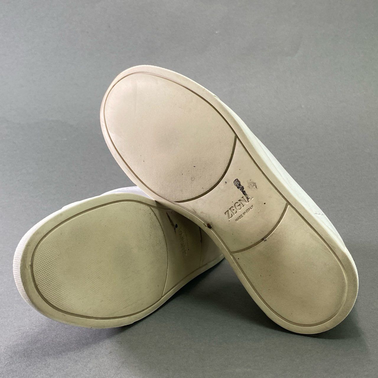 2f23 ZEGNA ゼニア TRIPLE STITCH トリプルステッチ レザースニーカー 