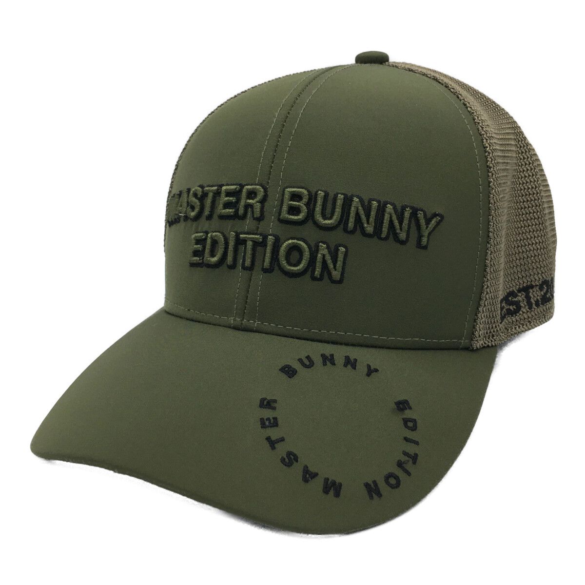 MASTER BUNNY EDITION - coco 中古 マスターバニーエディション MASTER BUNNY EDITION キャップ フリー カーキ メッシュ 刺しゅうロゴ 中古 マスターバニーエディション MASTER BUNNY EDITION