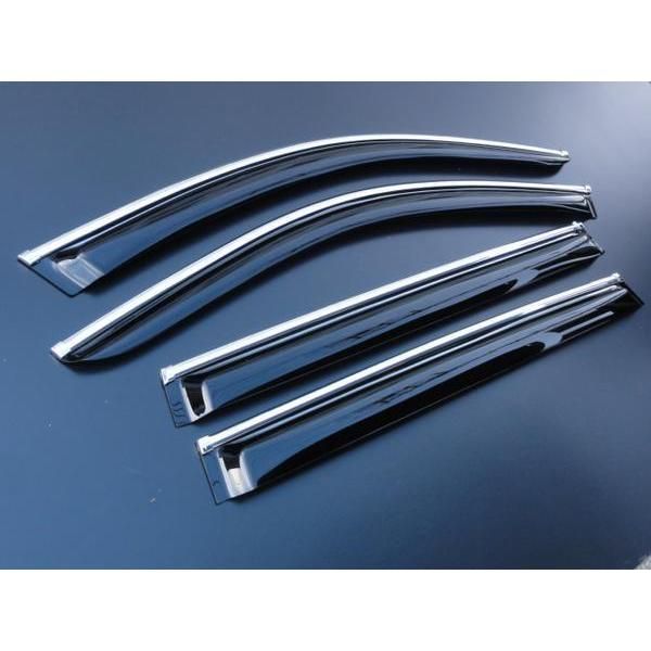 高品質♪ メッキライン 入り BMW ドアバイザー サイドバイザー F10 523i 523d 528i 535i 550i M5 アクティブハイブリッド5 Mスポーツ a366