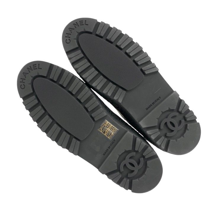 CHANEL シャネル ターンロックサイドゴアブーツ ホワイト 37 G37927 NICORILABO_COM