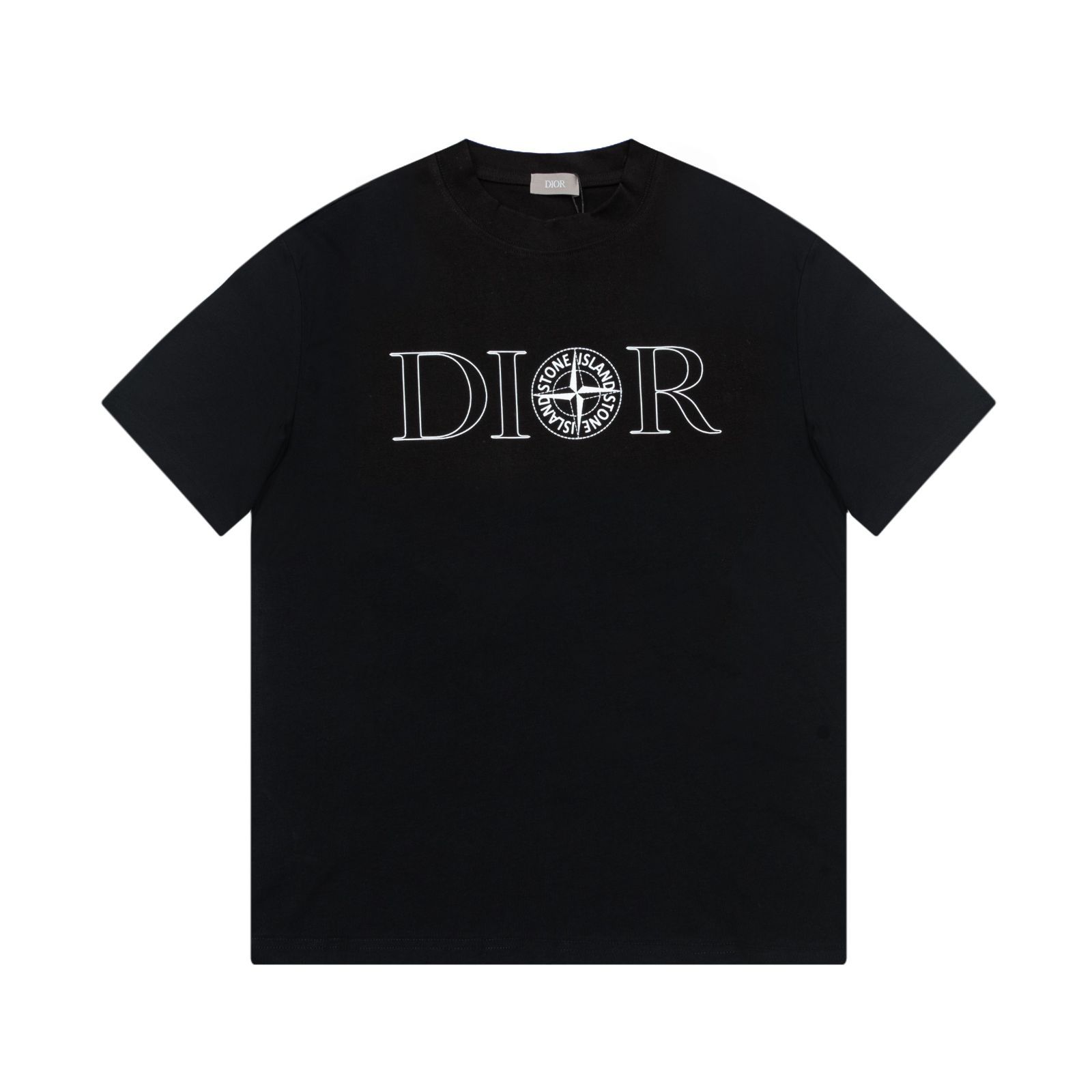 DiOR × STONE ISLAND コラボ クルーネックTシャツ - 2色展開 サイズ選択 |