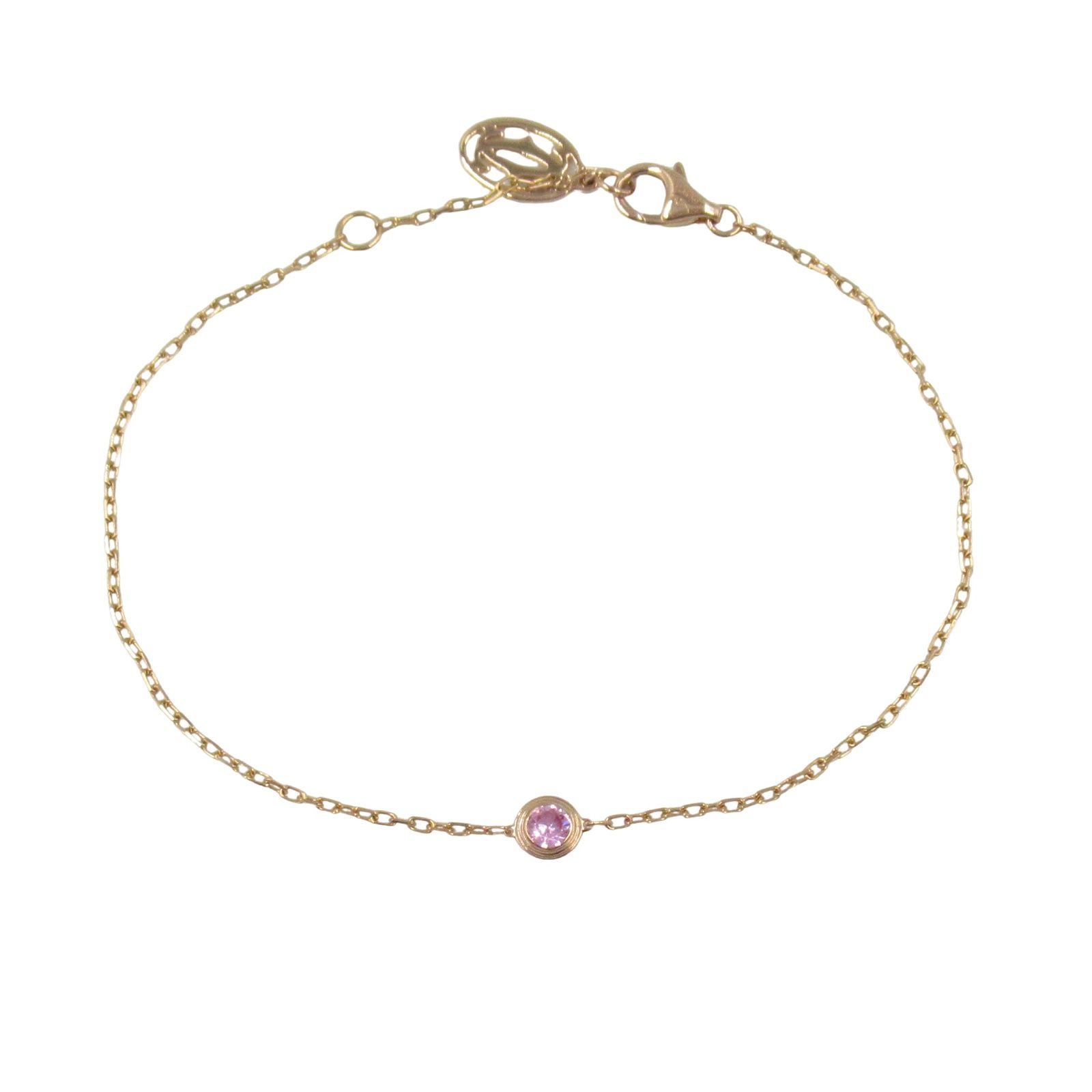 カルティエ CARTIER ブレスレット ダムール ピンクサファイア