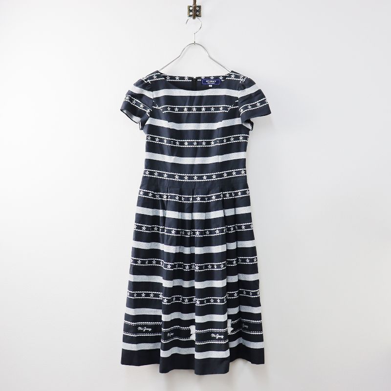 M'S GRACY*カタログ掲載*フラワージャガードワンピース