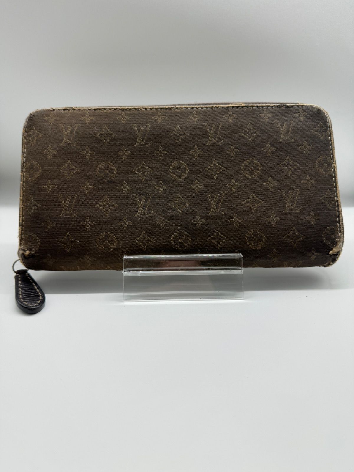 ルイヴィトン LOUIS VUITTON モノグラム ミニラン ジッピー ウォレット 