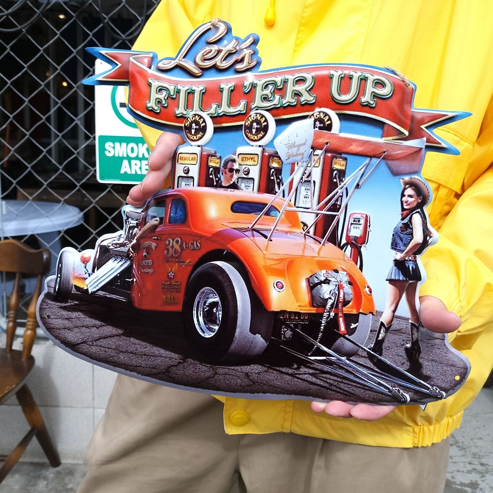 マーキーサインライト ROUTE66 ガレージ 看板 ガレージグッズ 電飾看板