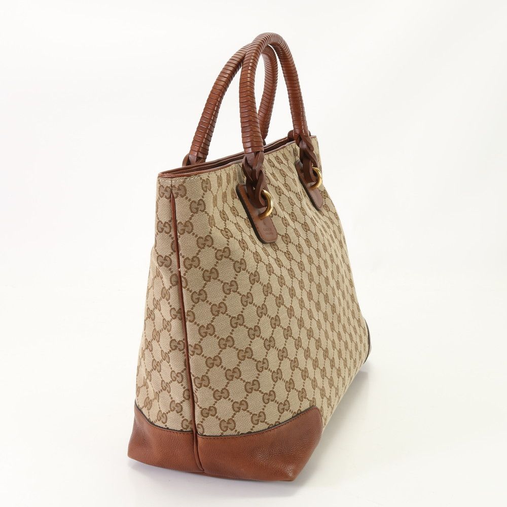 極美品gucci gg キャンバス A4 トートバッグ 肩掛け 大容量 極美品グッチ