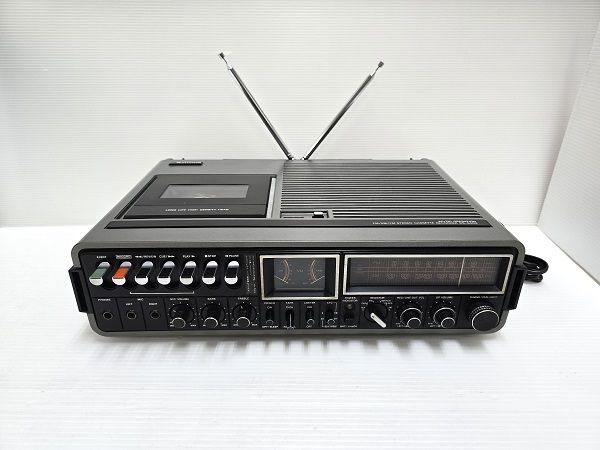 【中古品】 ナショナル National ステレオラジオカセットレコーダー ラジカセ 昭和 レトロ ヴィンテージ RS-4400 ○YR-17650○