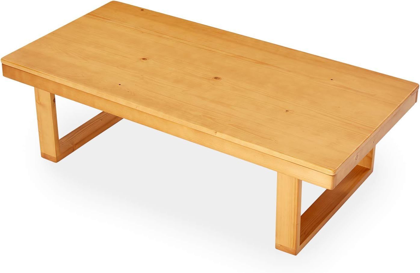 670 未開封|元値約2万円 LOWYA ロウヤ テーブル ローテーブル 折りたたみ センターテーブル リビング 木製 幅120cm ライトブラウン