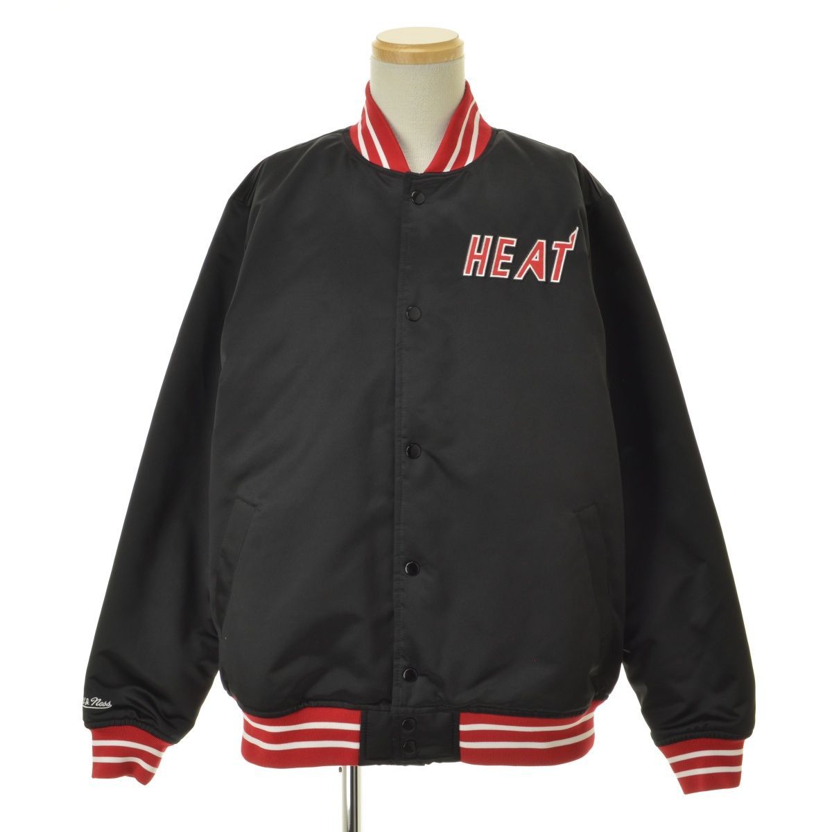 【mitchell&ness×NBA】MIAMI HEATベースボールジャケット