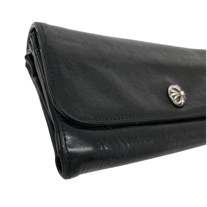 CHROME HEARTS】クロムハーツ JUDY ジュディ 長財布 レザー メンズ 黒  