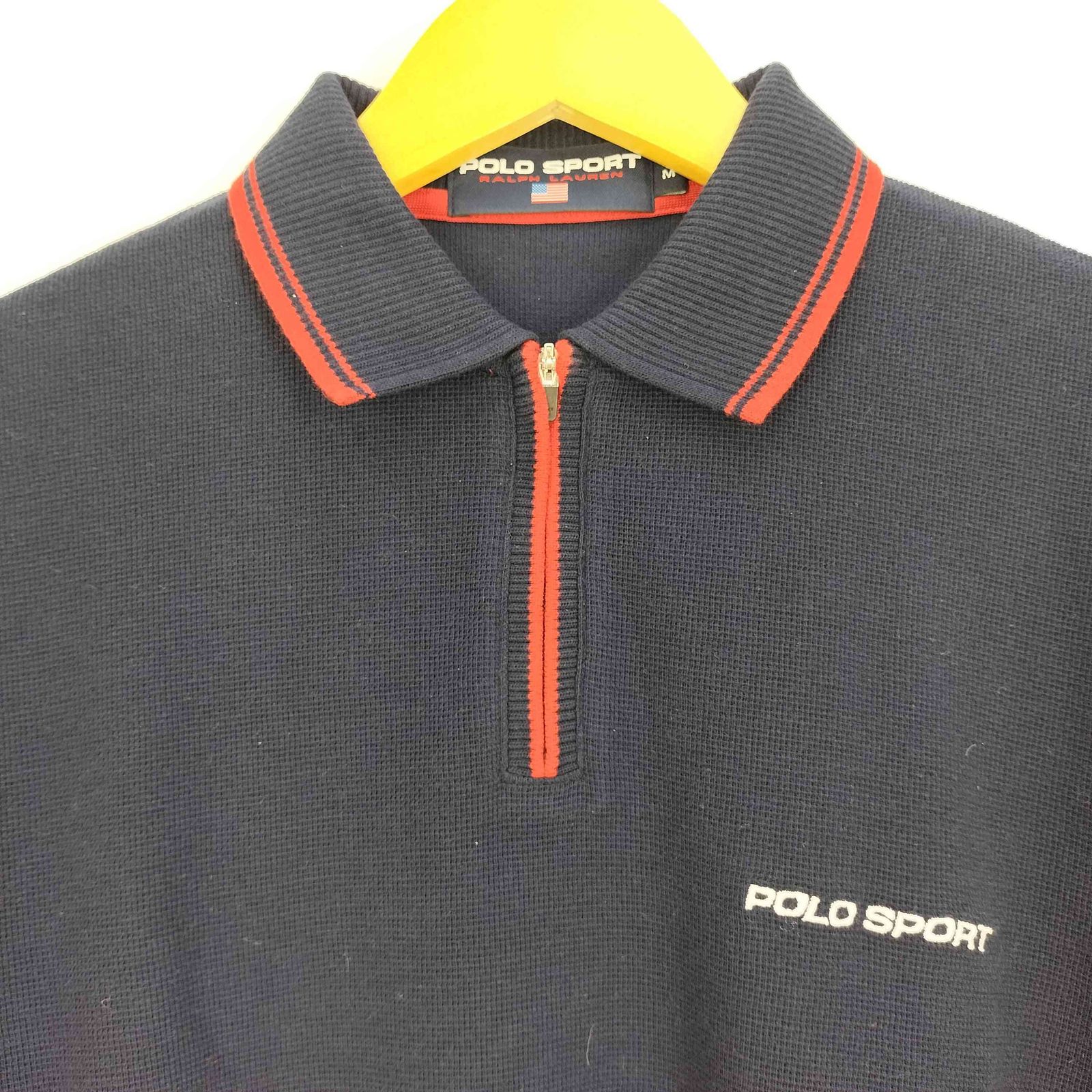 【お値下げ！送料込み！】ポロスポーツ　刺繍ハーフジップポロシャツ ポロスポーツラルフローレン POLO SPORT RALPH LAUREN ロゴ刺繍