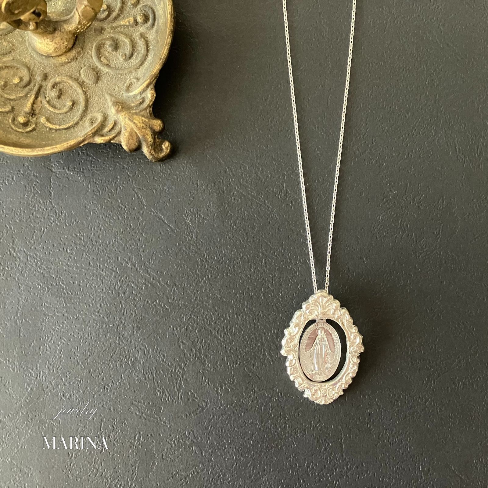{SV}Marie - フランス奇跡のメダイのロングネックレス