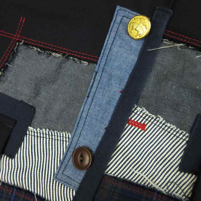 ジュンヤワタナベ　パッチワーク テーラードジャケット JUNYA WATANABE MAN(ジュンヤワタナベマン) 25SSパッチワーク