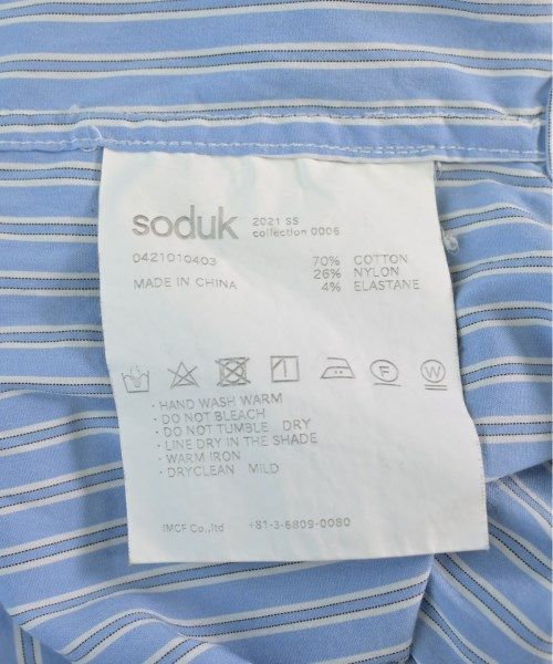 soduk カジュアルシャツ レディース スドーク 中古　古着 soduk カジュアルシャツ レディース 【古着】【中古】【送料無料