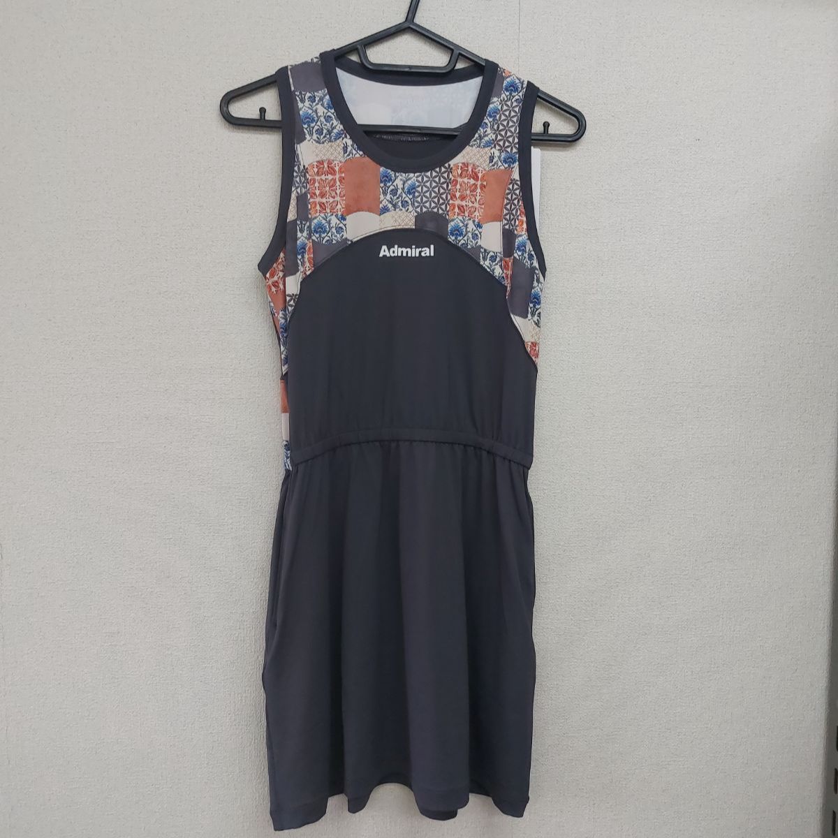 アドミラル×ビートルズ　モノグラムロゴ　ストレッチワンピース　ＸＬ アドミラル×ビートルズ モノグラムロゴ ストレッチワンピース