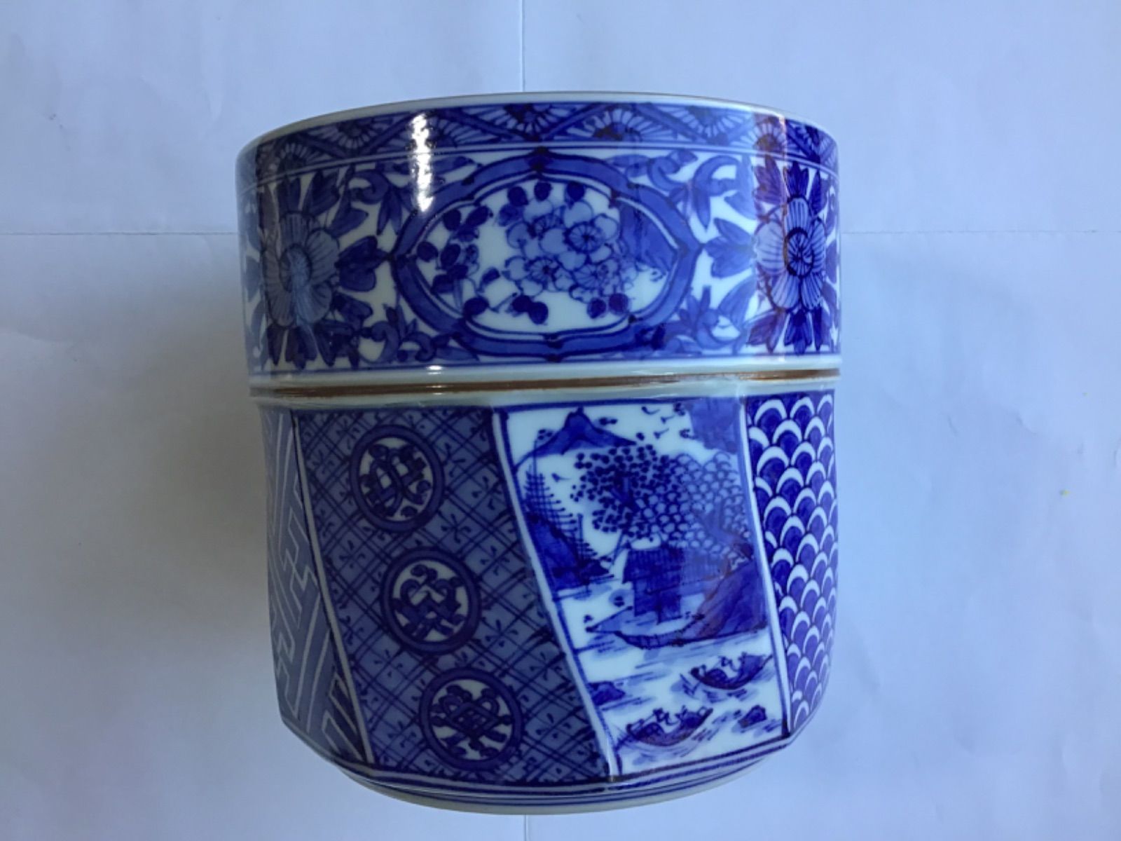 茶道具 祥瑞写 腰捻 水指 和楽庵 高野昭阿弥 作 共箱 【公式通販】