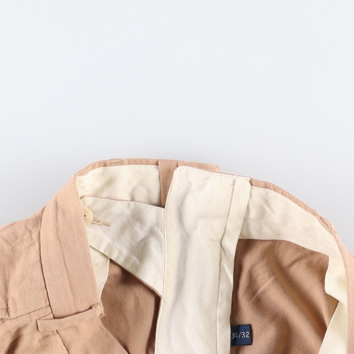 古着 ラルフローレン Ralph Lauren POLO by Ralph Lauren ツータック コットン スラックスパンツ メンズw32相当 eaa585452 KIN-KAAI_COM