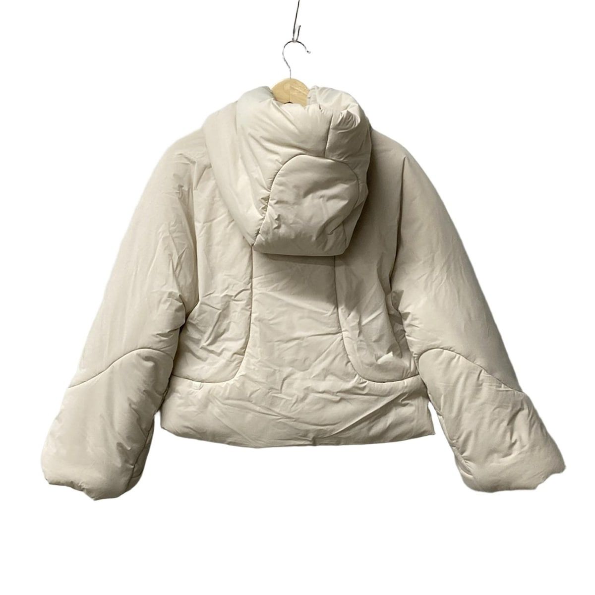 lululemon ルルレモン ブルゾン サイズ165 72A レディース - アイボリー 長袖 中綿 ショート丈 冬