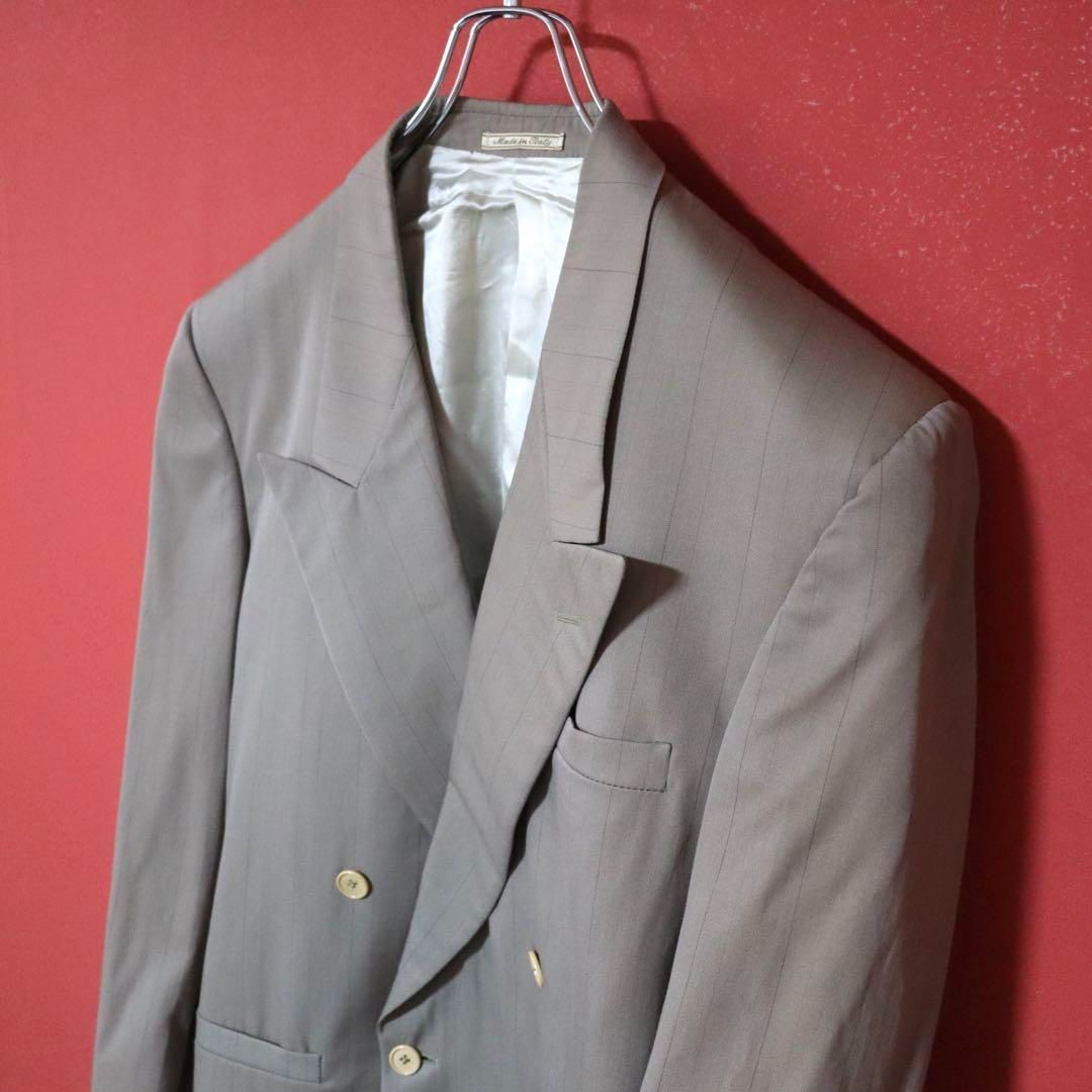 Gianni Versace 80s striped beige jacket - メルカリ