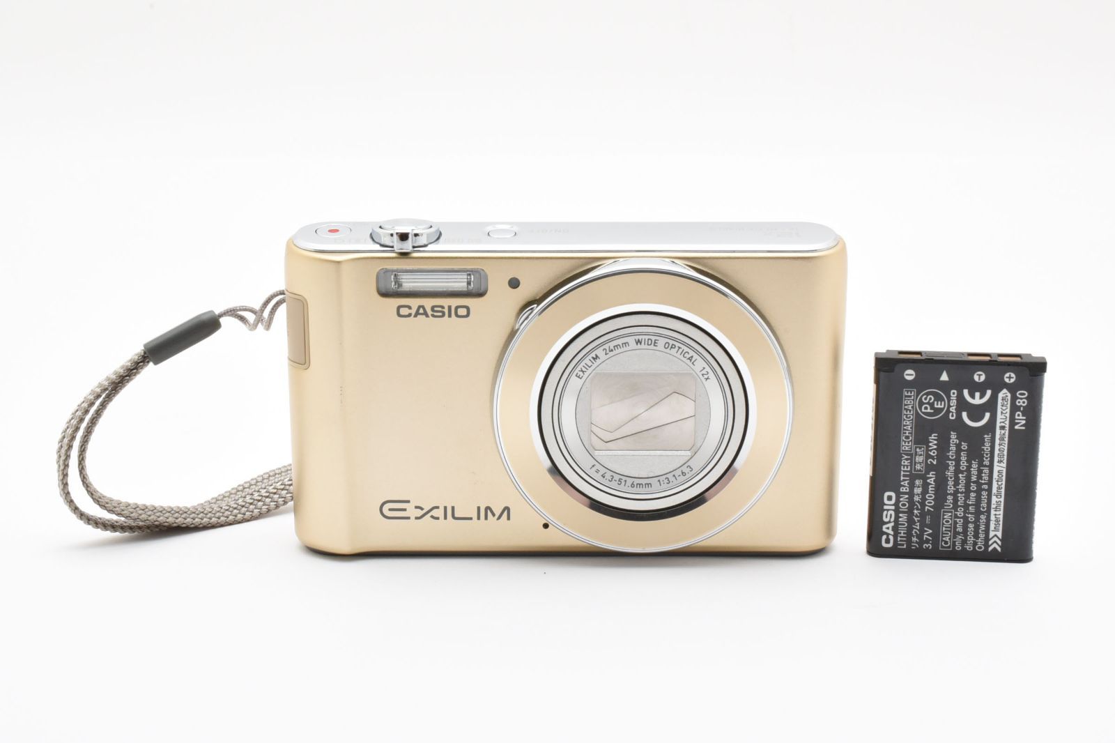 級 カシオ CASIO EXILIM EX-ZS190 デジタルカメラ L383 4137