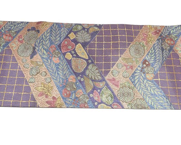 未仕立て品 シャレ辻が花両面タイプ袋帯