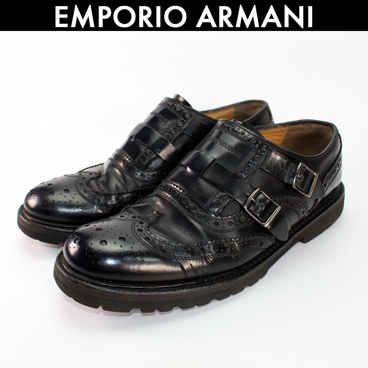 新品 EMPORIO ARMANI エンポリオアルマーニ ドレスシューズ www