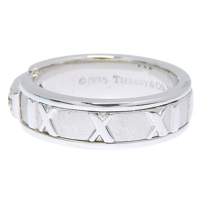 TIFFANY & Co. ティファニー アトラス 3P ダイヤ リング K18WG