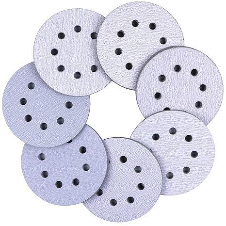 在庫処分】HWXINIE サンダーペーパー 125mm 丸型 サンディングディスク