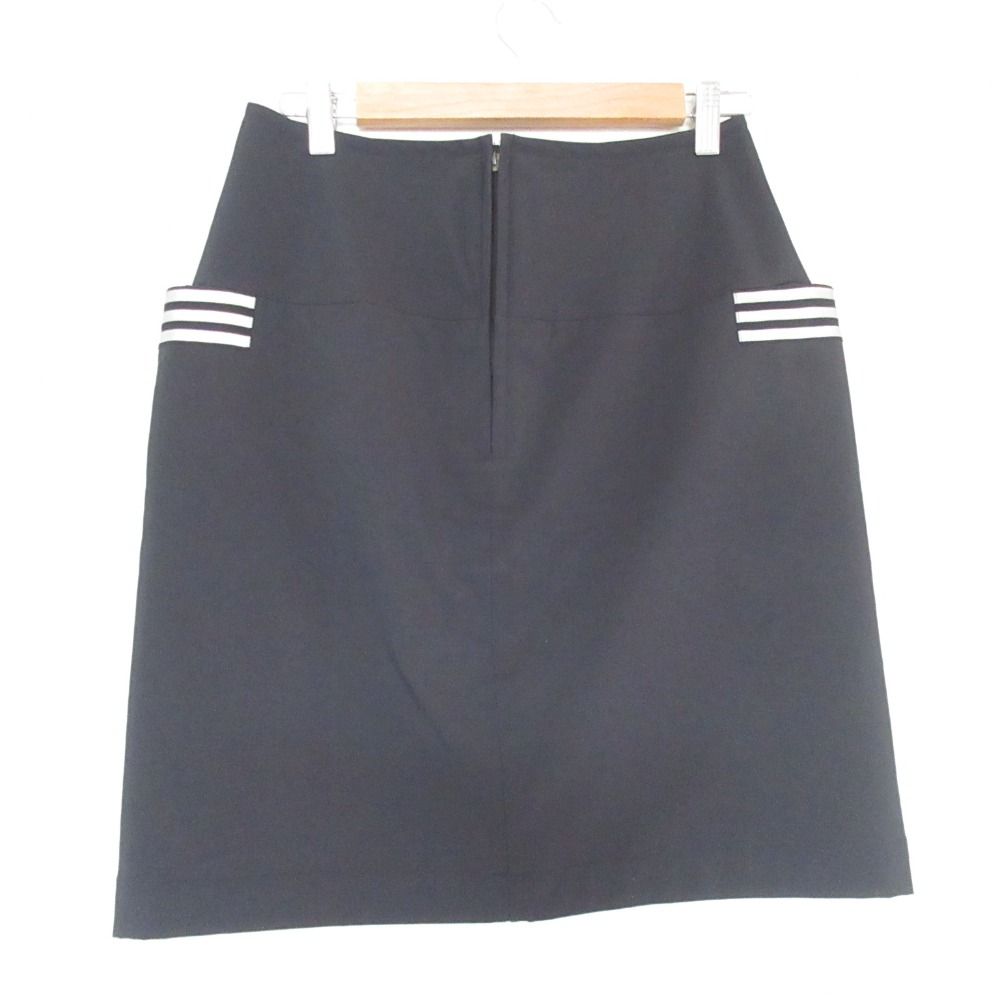 Y-3 yohji yamamoto スリーライン フレアスカート　アディダス adidas Y-3 by Yohji Yamamoto Black Asymmetrical Flare Skirt