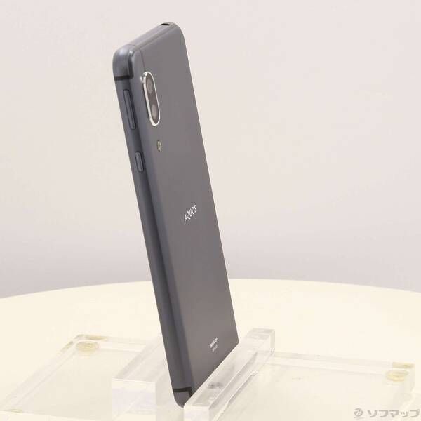 中古品〕 AQUOS sense3 64GB ブラック SH-M12 SIMフリー【269