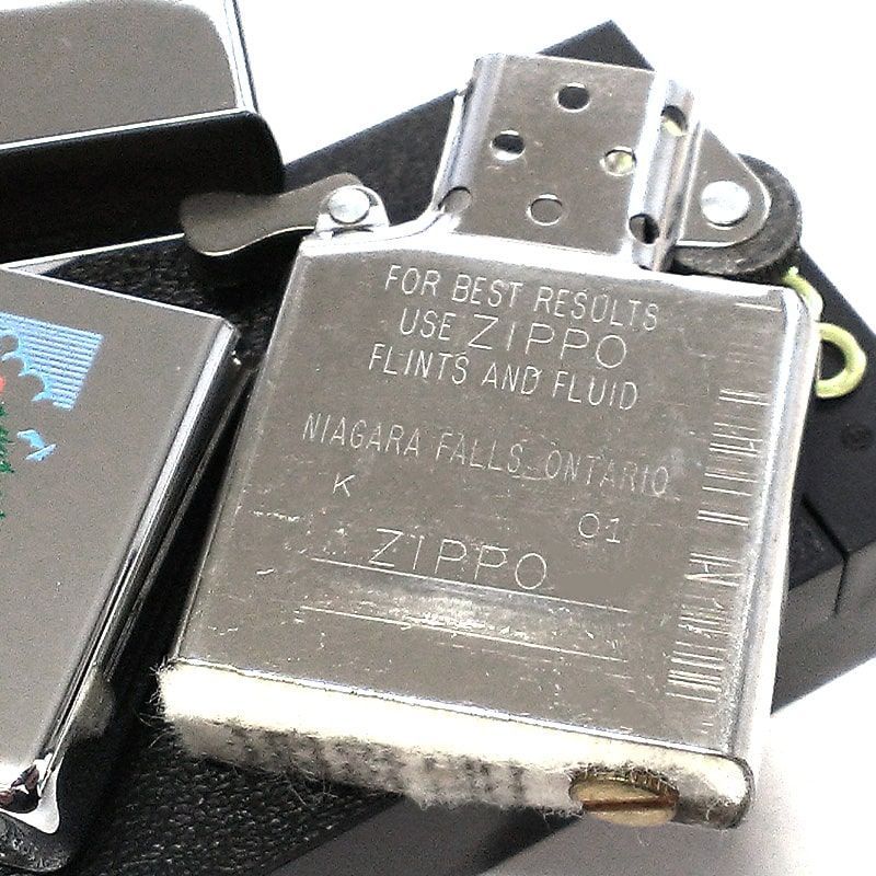ZIPPO ライター カナダ製 2001年製 トーテムポール ジッポ