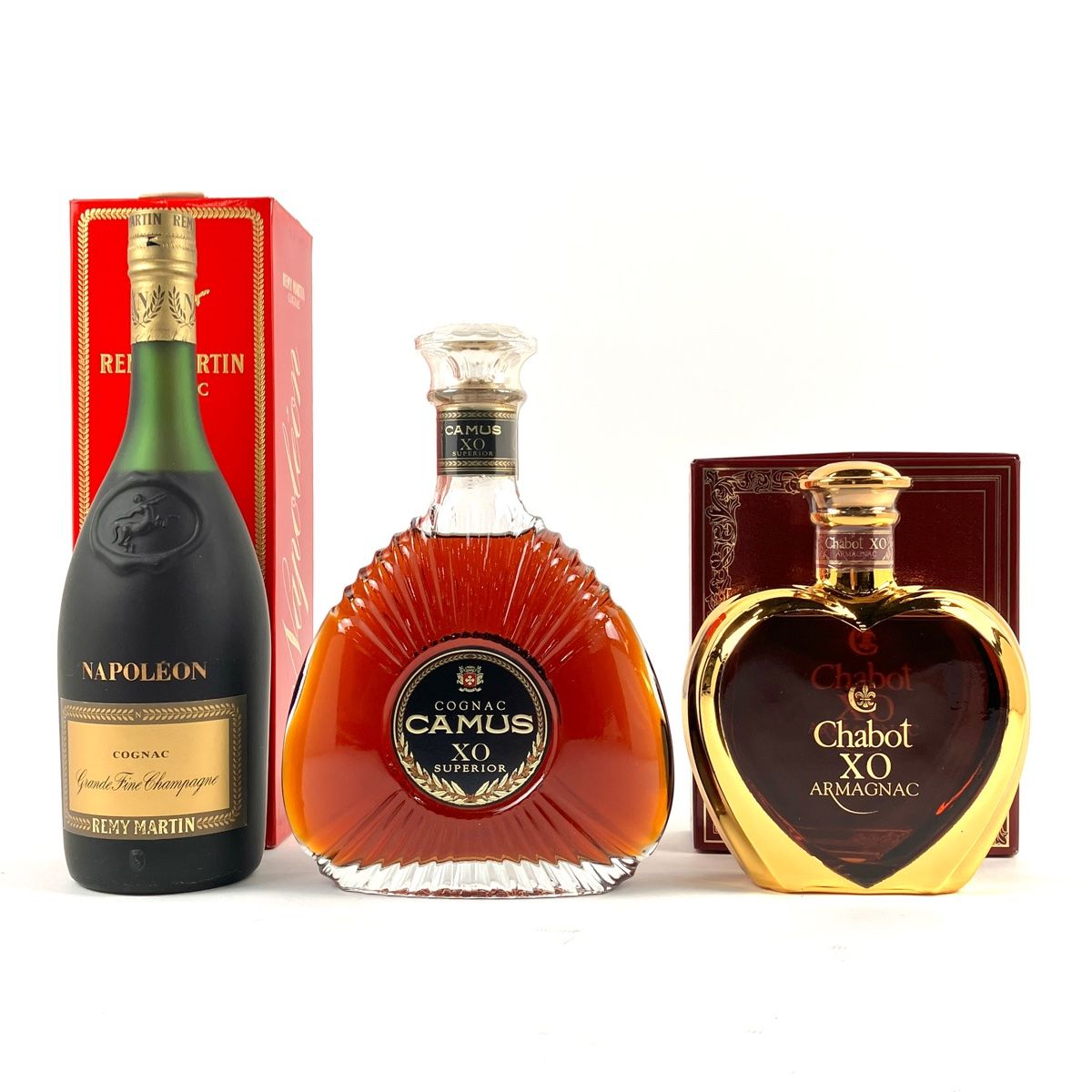 CAMUS コニャック ブランデー　3本セット 3本 カミュ マーテル コニャック 700ml ブランデー セット 【古酒