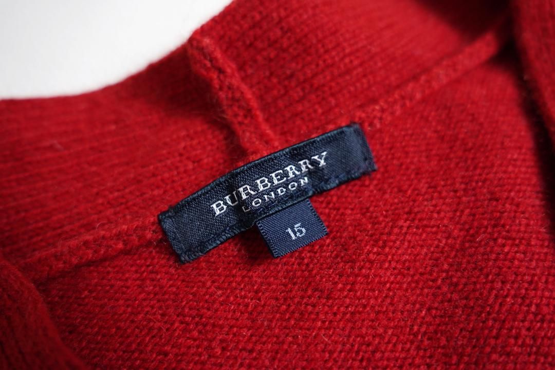 661y*大きい15号 バーバリーロンドン ウールカシミヤ混 Vネックニット. 661y*大きい15号 バーバリーロンドン ウールカシミヤ混 Vネック