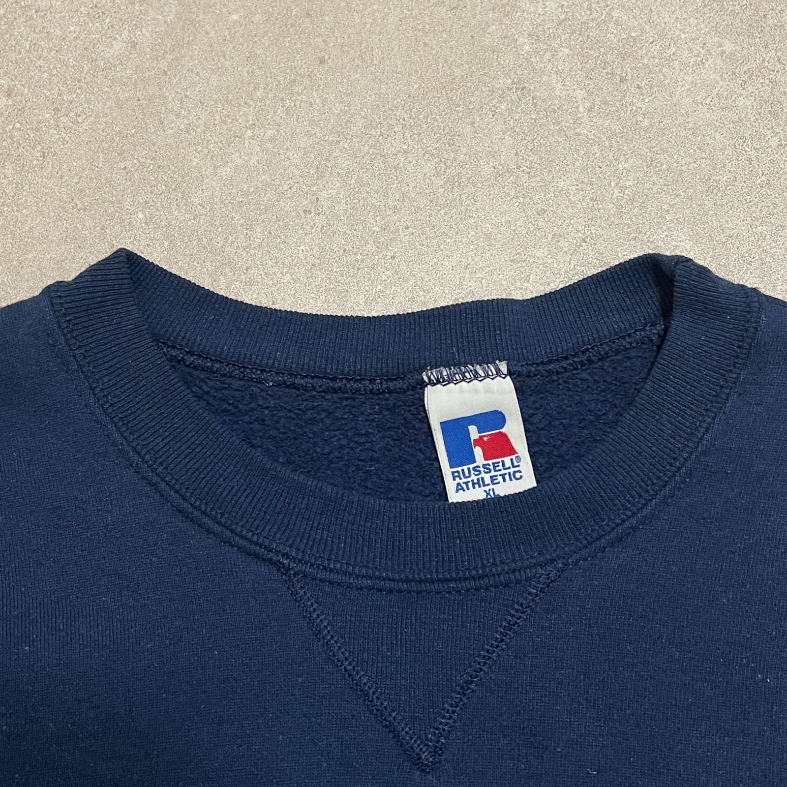 90s RUSSELL 無地スウェット ネイビー サイズXL - メルカリ