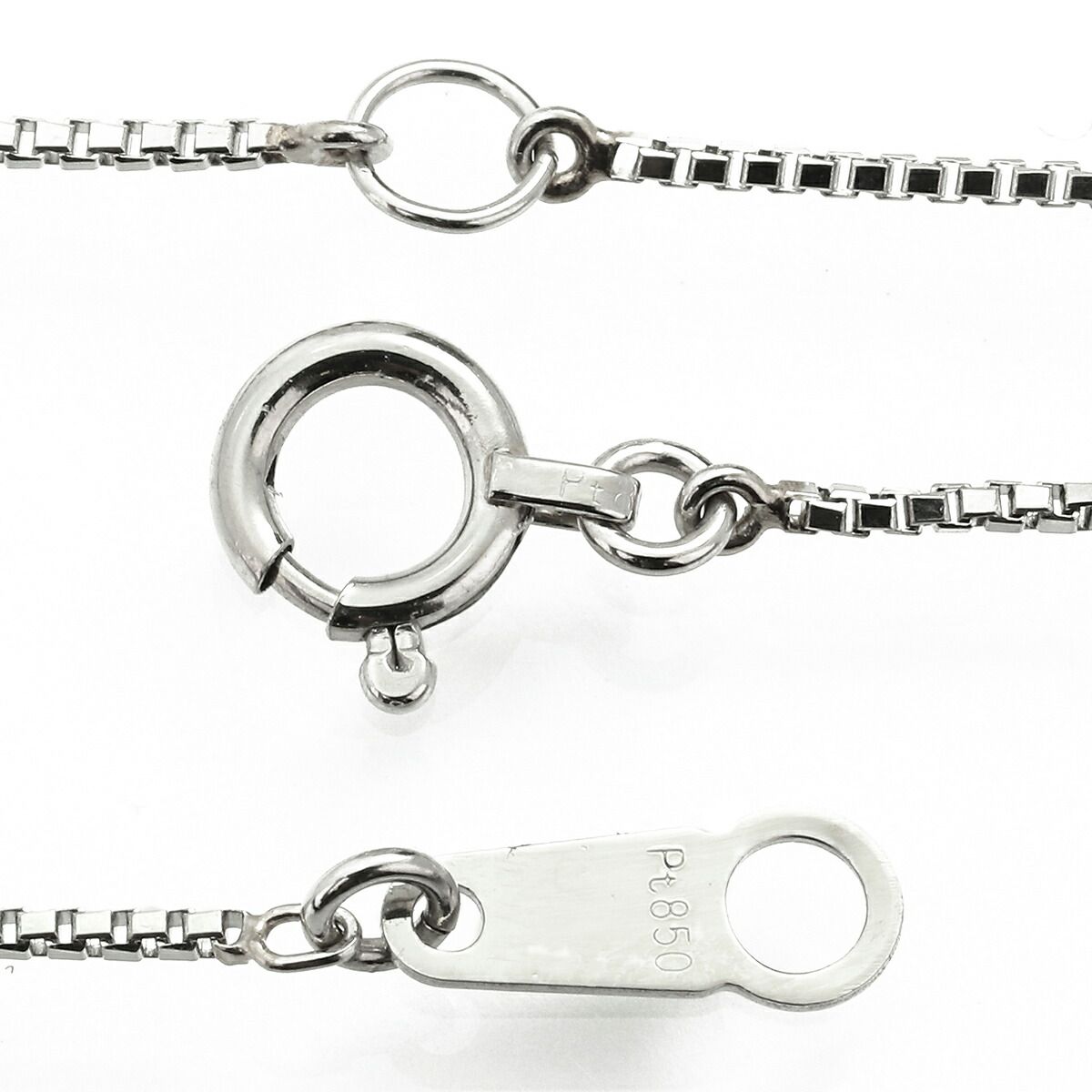 Iラインネックレス ダイヤモンド 0.70ct Pt900 中古 プレラブド 返品OK  