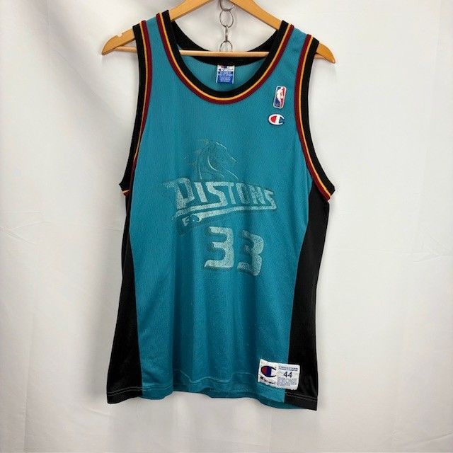 Champion Pistons 90sユニフォームHILL 33 サイズ36 Vintage Detroit Pistons Grant Hill #33 NBA Champion