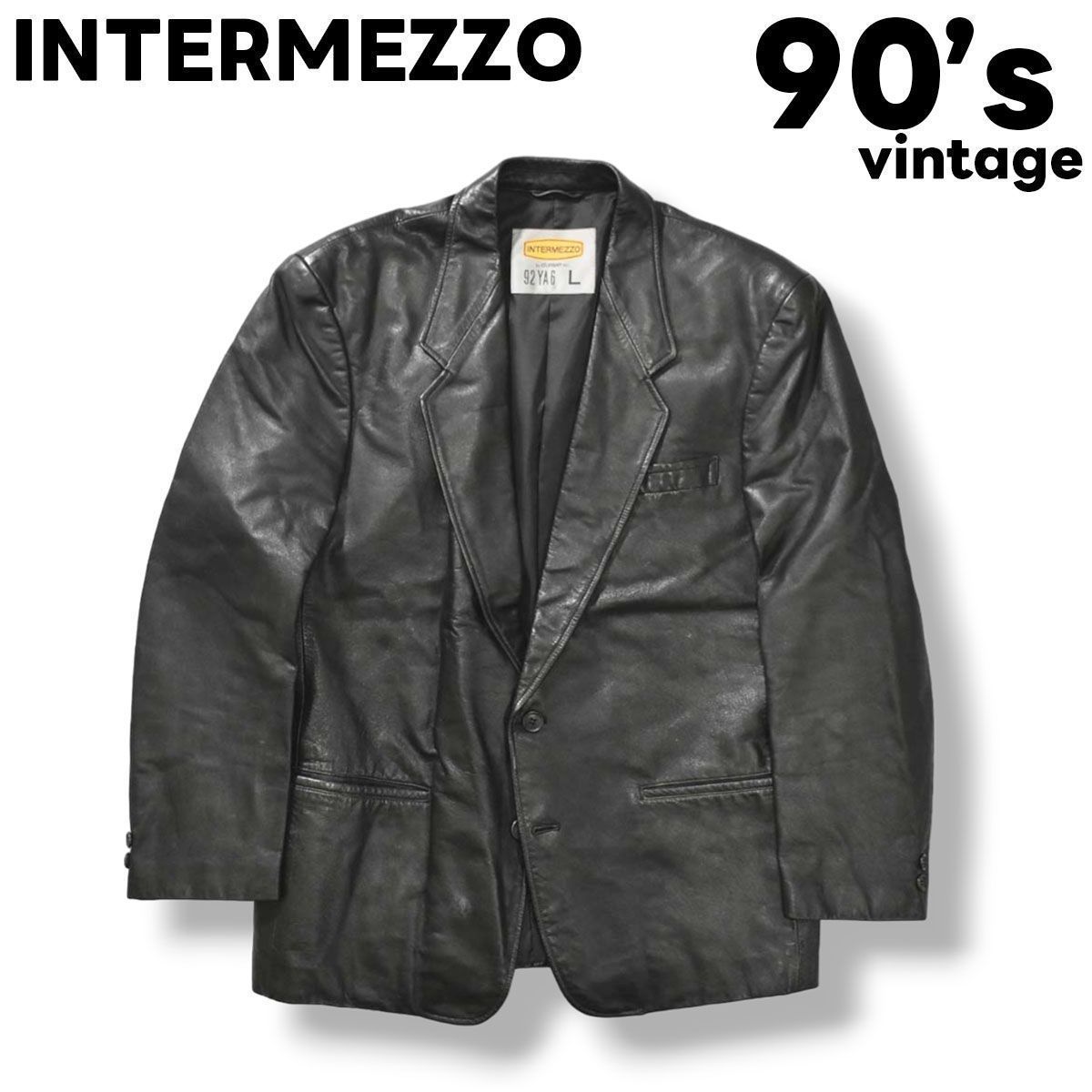 牛革】 90sヴィンテージ インターメッツォ INTERMEZZO ダーバン DURBAN 