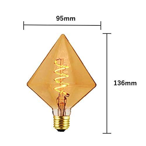 D95 LEDエジソン電球 アンティーク照明 レトロ電球間接照明 装飾電球4