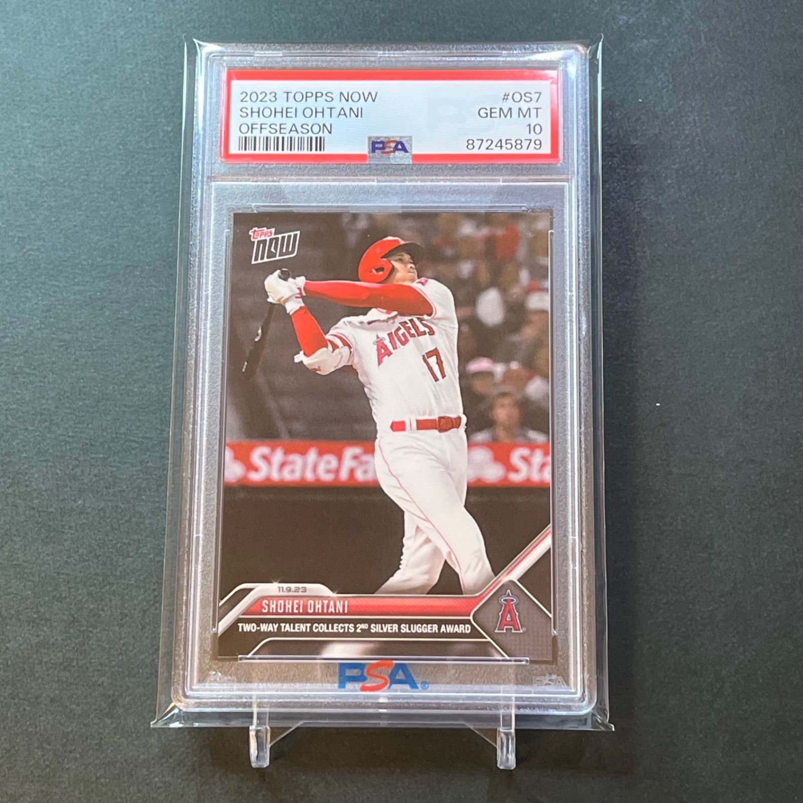 PSA10】PSA専用袋入!大谷翔平 2023 Topps now(24時間限定販売カード