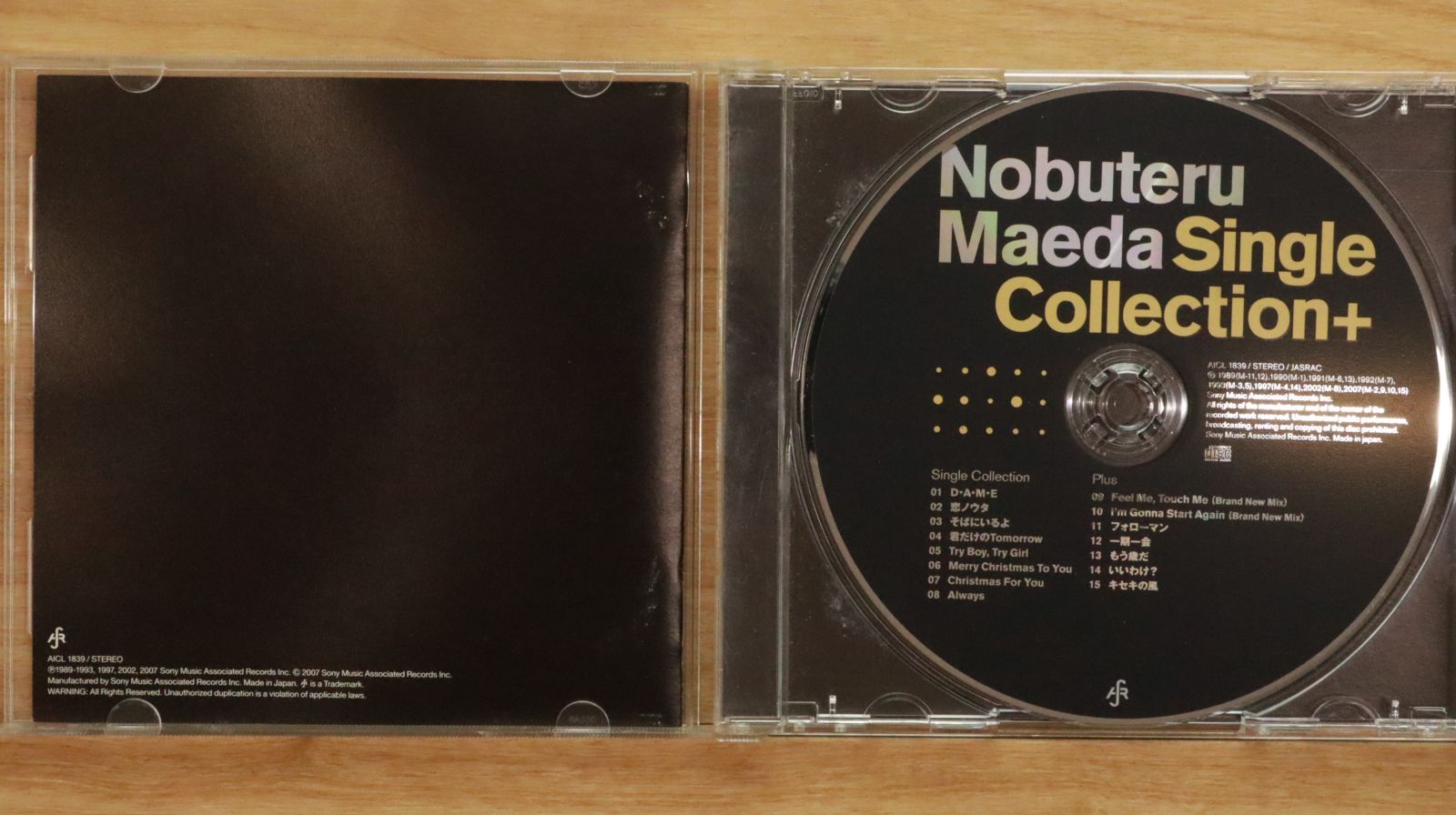 国内盤CD☆前田亘輝/Nobuteru Maeda□ Single Collection+